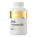 DHA + vitaminas D3 60 kapsulių